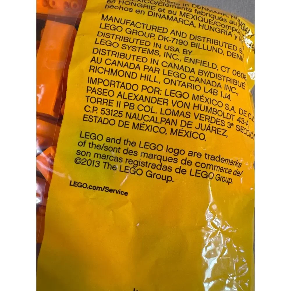 Lego Halloween pumpkin poly bag 40055  NEW 2013